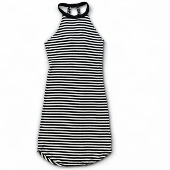 2/$10 Vans Black and White Striped Dress - XS - Picture 1 of 4